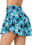 Printed High Waist Swimwear Pantskirt