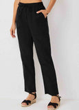 High Waisted Pocket Detail Solid Pants