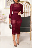 See-Through Dress Three Piece Sets