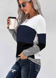 Knit Splice Pullover T-shirt