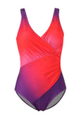 Wide Strap Ombre One Piece Swimwear