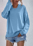 Plush Hooded Long-Sleeve Sweatshirt