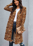 Classic Leopard Print Long Sleeve Cardigan