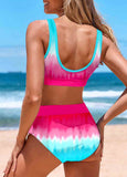 Ombre Multi Color Bikini Set