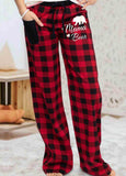 Red Plaid Lounge Pants