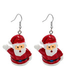 Santa Drop Earrings Set