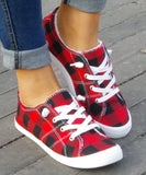 Plaid Fleecy-Lined Sneaker