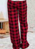 Red Plaid Lounge Pants