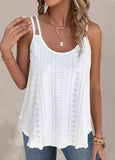 Hole  Scoop Neck Camisole Top