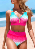 Ombre Multi Color Bikini Set