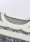 Striped Pullover Knit Sweater