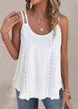 Hole  Scoop Neck Camisole Top