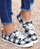 Plaid Fleecy-Lined Sneaker