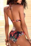 Ethnic Print Floral One Piece Swimsuit