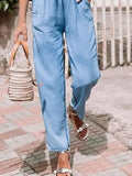 Vintage Cotton-Blend Pants